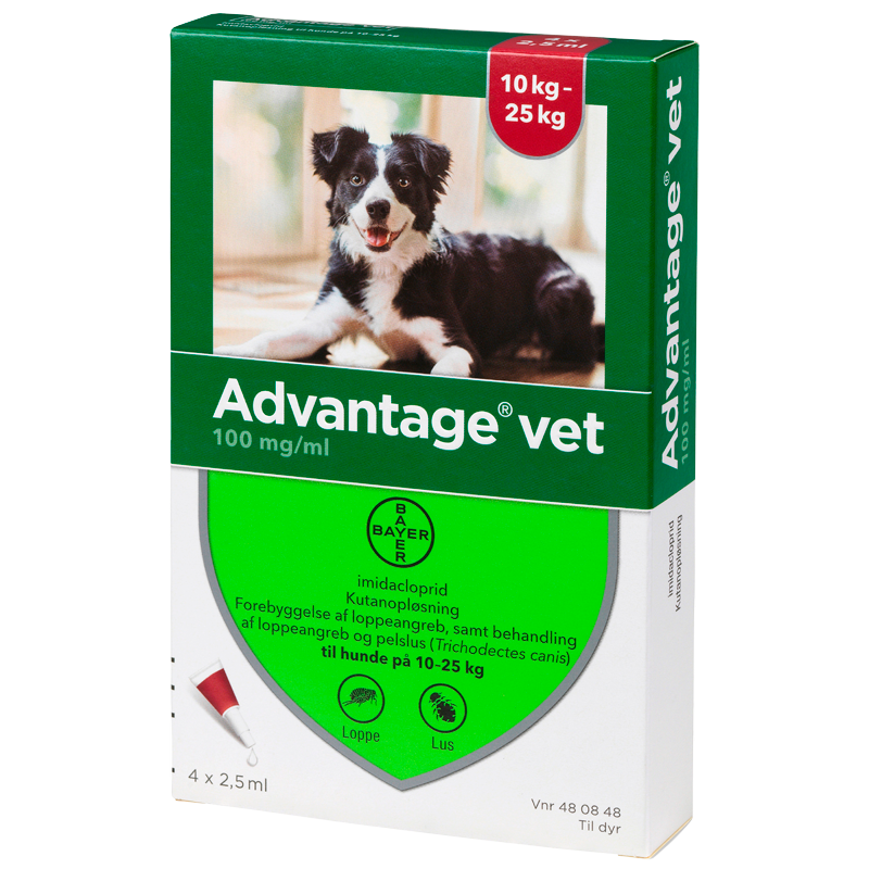 Advantage Vet 10% Hund 10-25Kg (4x2,5 ml)