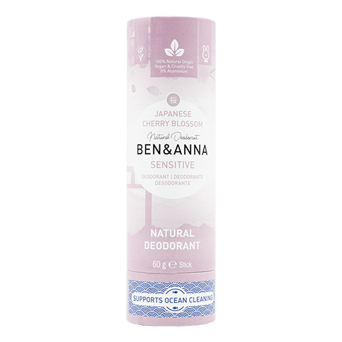 Ben & Anna Sensitive deodorant Japanese Cherry Blossom Papertube (60 g)