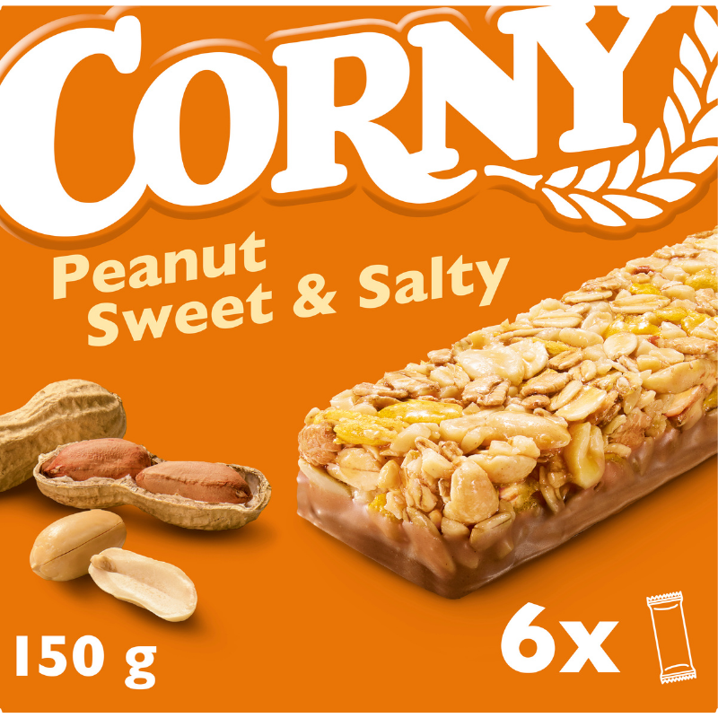 Corny Peanut Sweet & Salty (6x25 g)