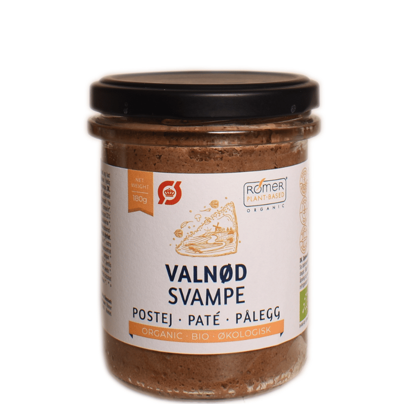 Rømer Vegan Valnød & Svampe Postej Ø (180 g)