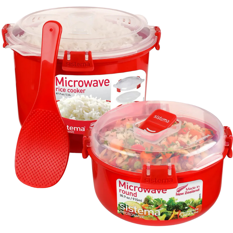 Sistema Rice Cooker And Round Combo Pack (1 sæt)