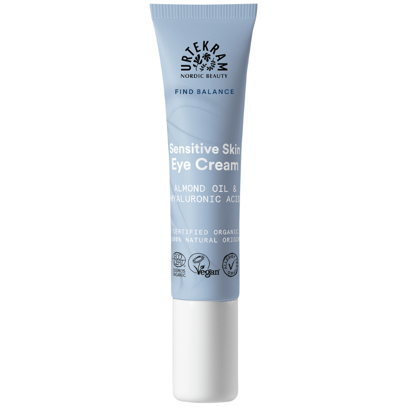 Tilbud Urtekram Fragrence Free Eye Cream Sensitive Skin (15 ml) køb billig
