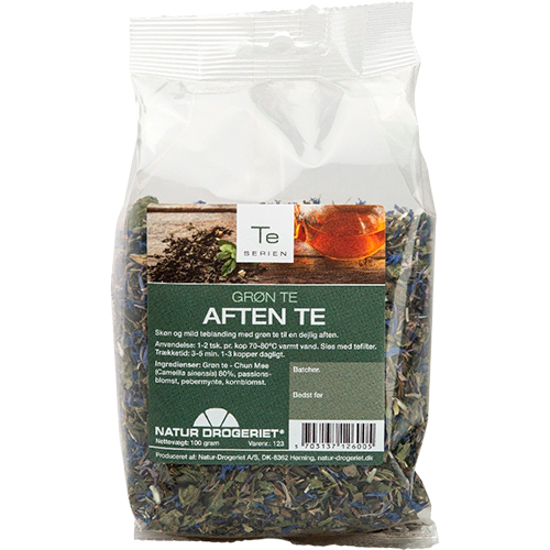 Natur Drogeriet Grøn Te Aften Te (100 g)