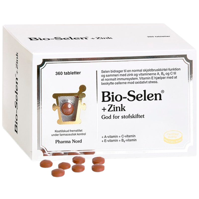 UDSALG Pharma Nord Bio Selen Zink (360 tabletter) køb billig