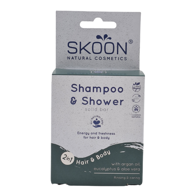 Skoon Solid Shampoo & Shower 2 in 1 (90 g)