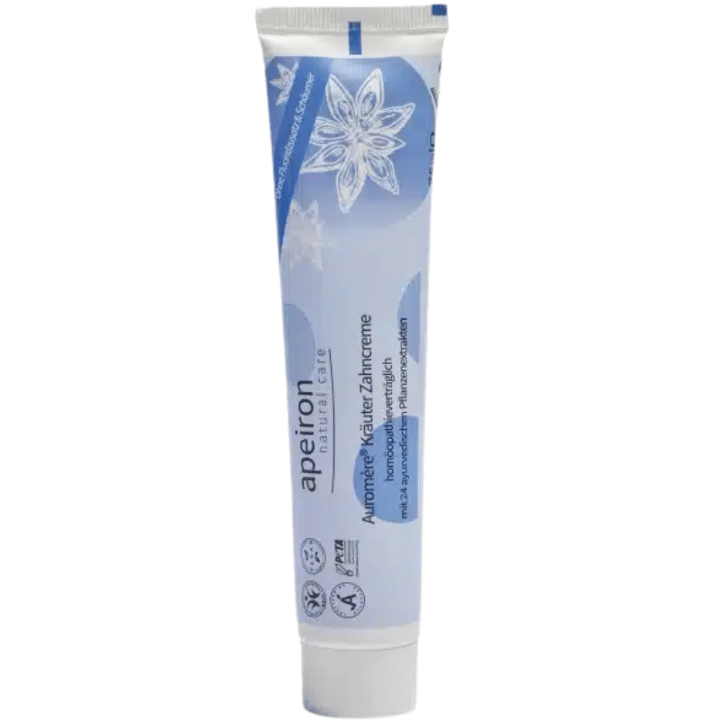 Urtetandpasta (kompatibel m. hømopati/u. fluor) - 75 ml. - Apeiron