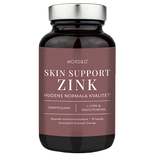 UDSALG Nordbo Vegan Skin Support Zink (90 kaps) køb billig