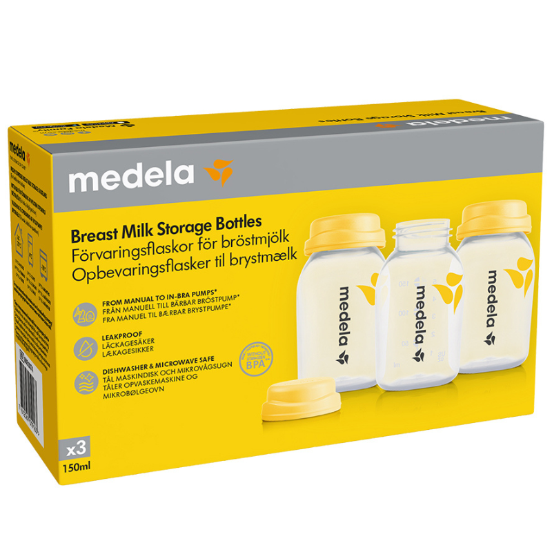 Medela Brystmælksflaske (3 x 150 ml)