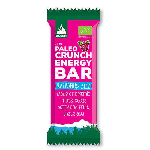 Kleen Proteinbar Paleo Crunch Razpberry Bliz Ø (47 g)