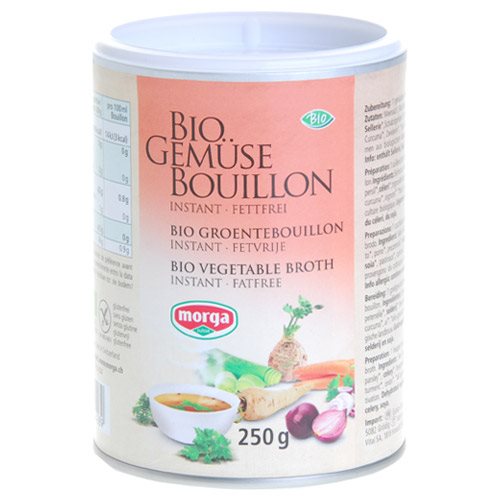 Morga grønsagsbouillon pulver instant, glutenfri Ø