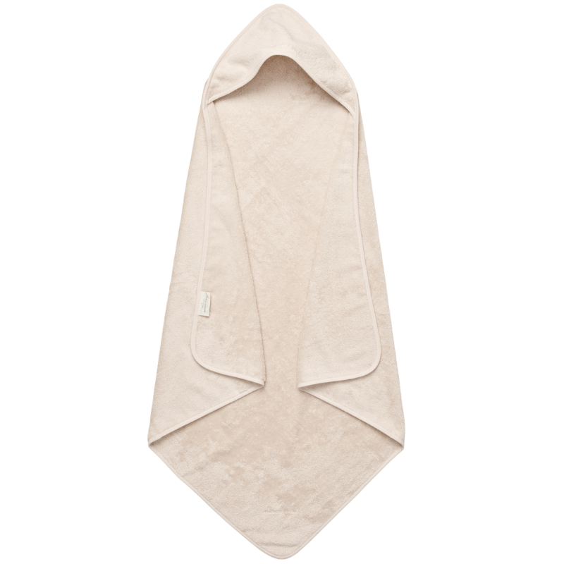 UDSALG Lille Kanin Hooded Towel 100x100 Terry Vanilla Ice (1 stk) køb billig