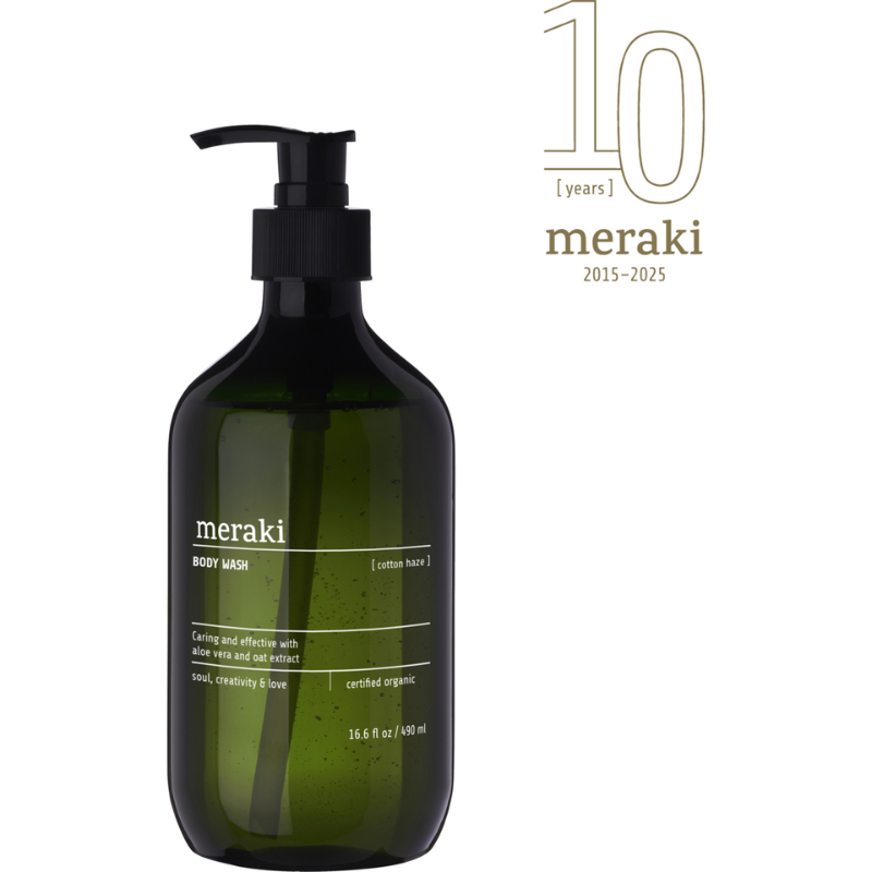 UDSALG Meraki Body Wash Cotton Haze (490 ml) køb billig