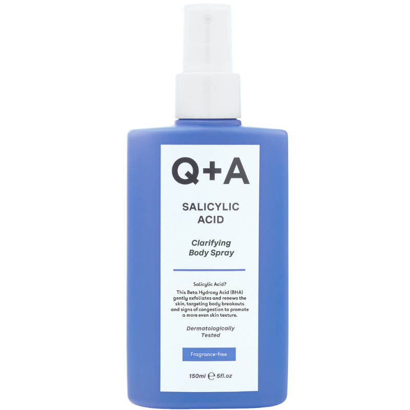 Q+A Salicylic Acid Clarifying Body Spray (150 ml)