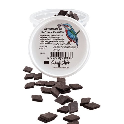 Kingfisher Gammeldags Salmiakruder (80 g)