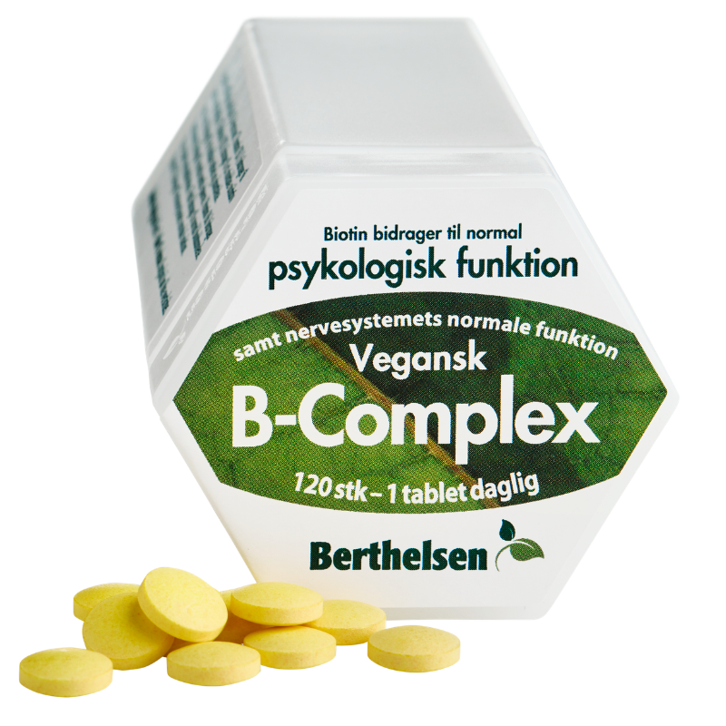 Berthelsen Vegetabilsk B-Complex (120 tabletter)