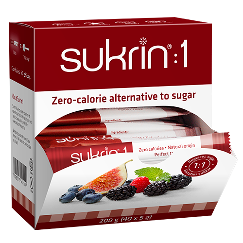 Sukrin:1 sticks 40x5g