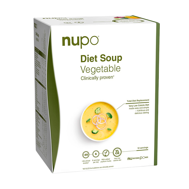 UDSALG Nupo Diet Soup Vegetable (12x32 g) køb billig