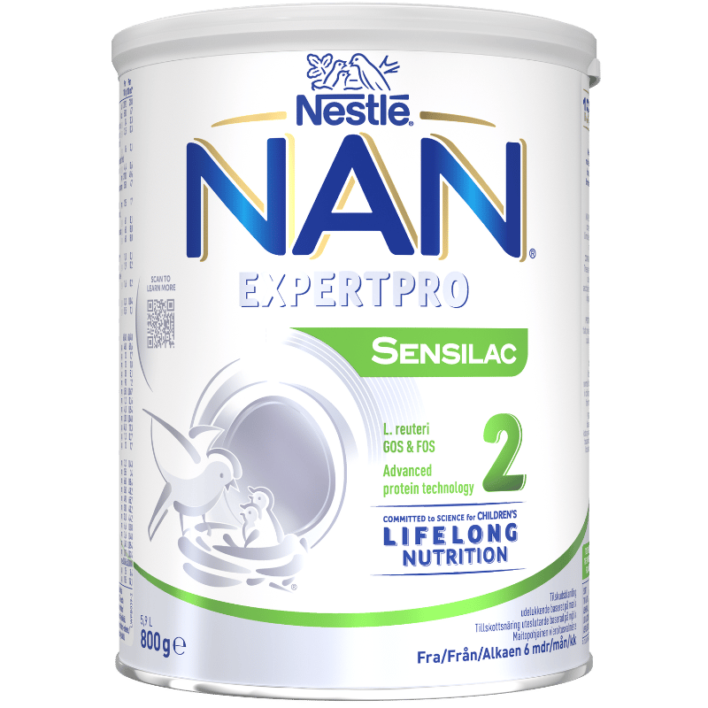 NAN Expertpro Sensilac 2 Tilskudsblanding - Fra 6 mdr. (800 g)