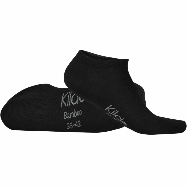 Kilde Bambus Komfort & Diabetes Sneakers Sort Str. S 35-38 (1 sæt)