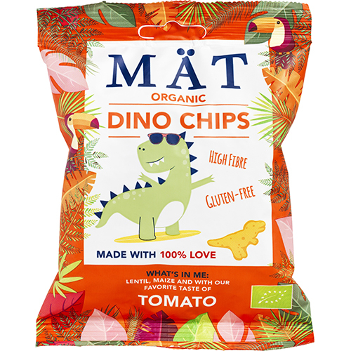 Mät Organic Dino Chips Tomato (35 g)