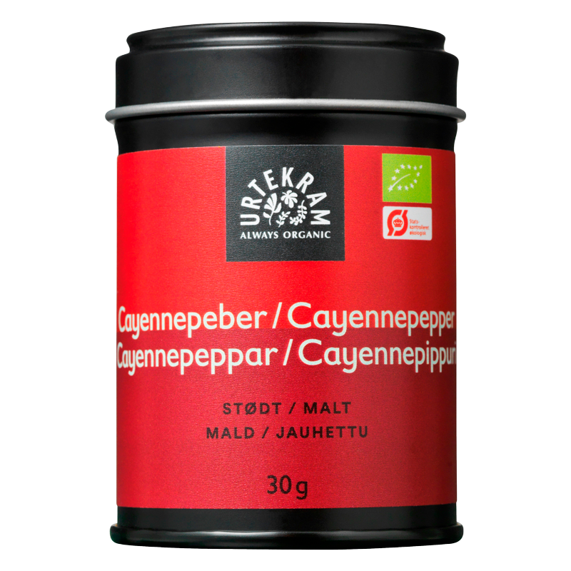Urtekram Cayennepeber Ø (30 gr)