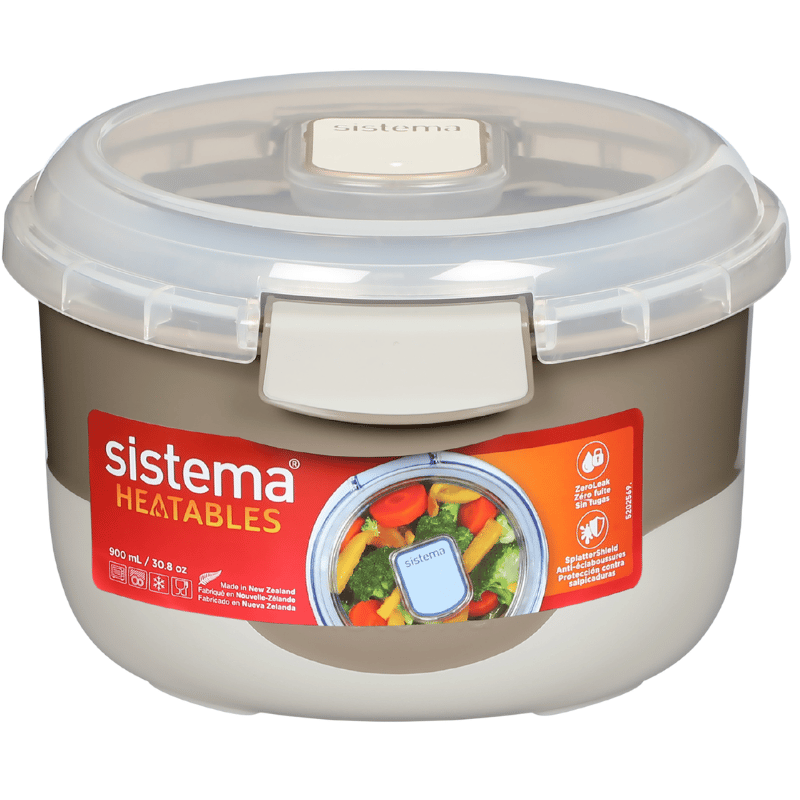 Sistema Round Heatables Multifunktionel Beholder Ass. Farve (900 ml)