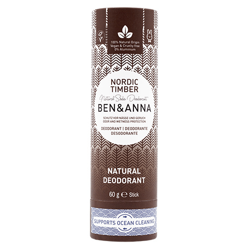 Ben & Anna natural deodorant Nordic Timber Papertube (60 g)