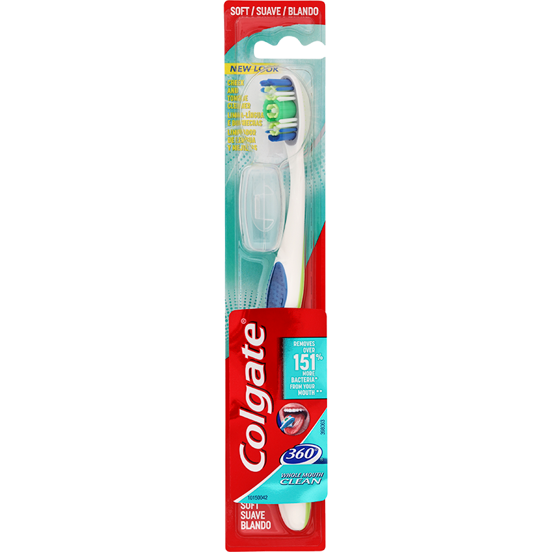 Colgate 360 Pro Relief Extra Soft Tandbørste M. Travel Cap (1 stk)