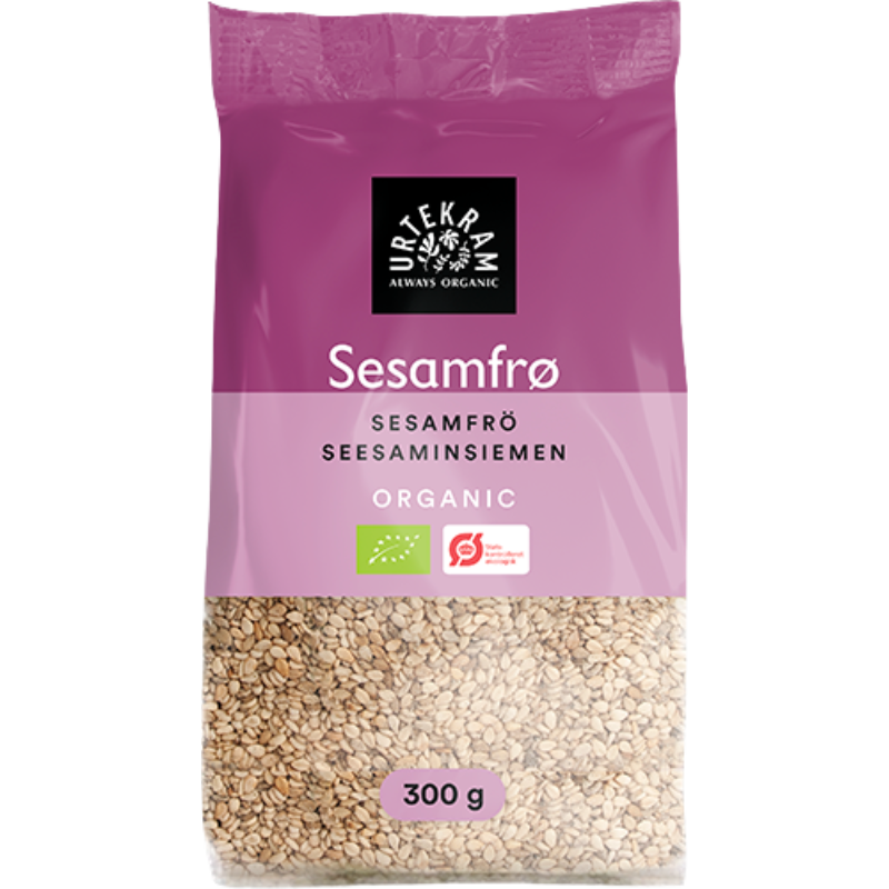 Vintilbud Urtekram Sesamfrø Ø (300 gr) køb billig