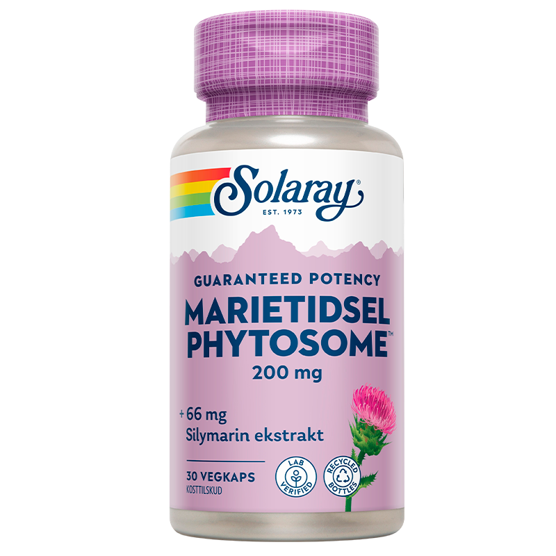 Solaray Marietidsel Phytosome (30 kapsler)