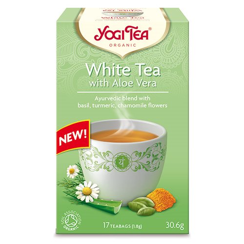 Yogi Te White Tea m. Aloe Vera Ø