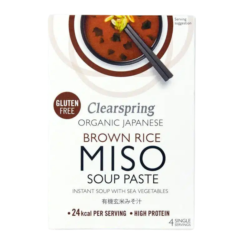 Tilbud Clearspring Miso Soup Paste Ø (4 x 15 g) køb billig