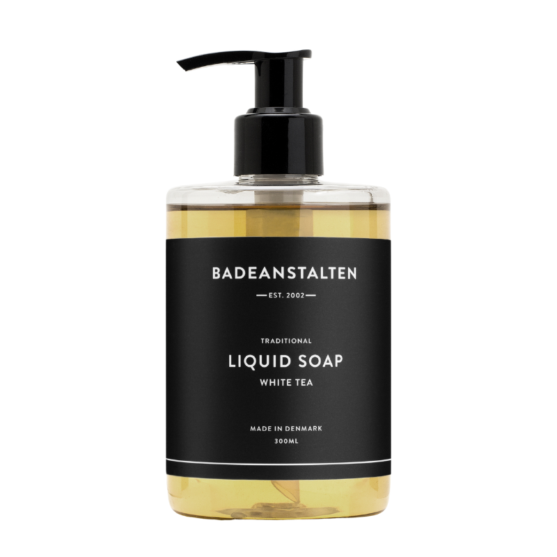 Tilbud Badeanstalten Sæbe flydende hvid the (300 ml) køb billig