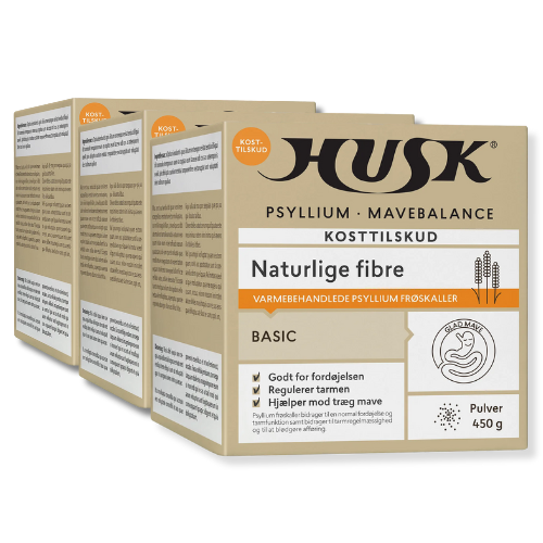 3 x HUSK Psyllium Mavebalance (450 g)