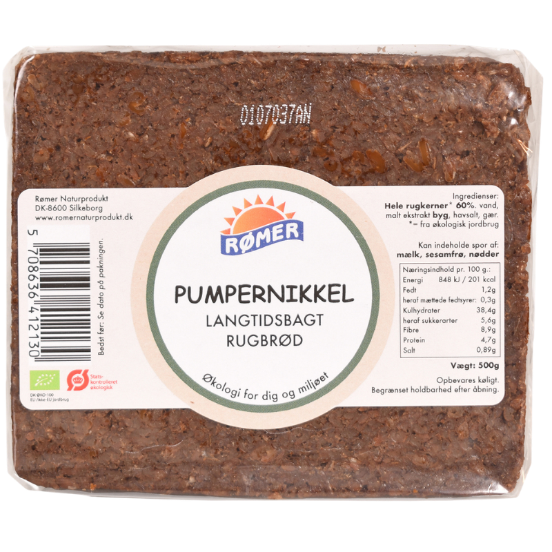 Rømer Pumpernikkel Rugbrød Ø (500 gr)