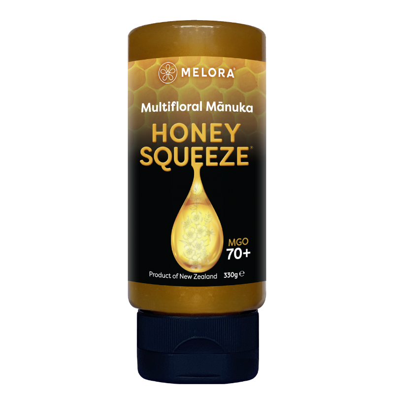 Melora Multifloral Manuka Honey 70+ MGO Squeeze (330 g)