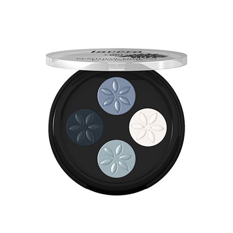 Lavera Eyeshadow Blue Platinum 07  Beautiful mineral quattro (3 g)