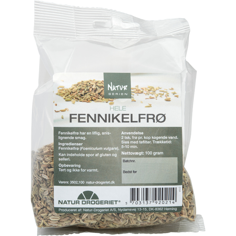 Natur Drogeriet Fennikelfrø Hel (100 g)