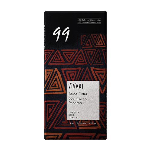 99% mørk chokolade Vivani Ø