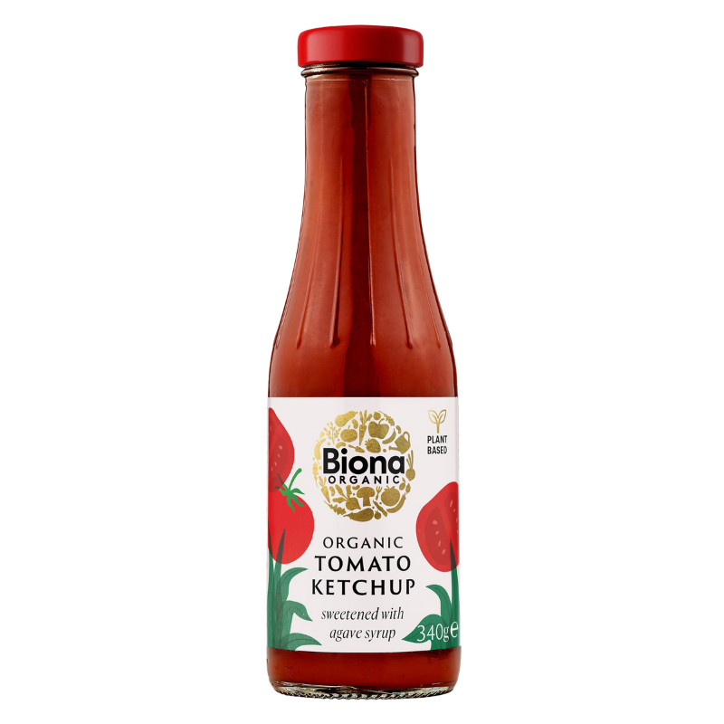 Biona Ketchup Sødet M. Agave Ø (340 g)