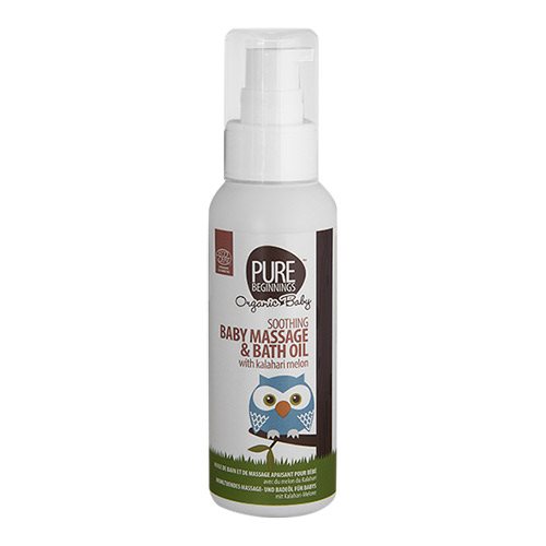 Pure Beginnings Baby massage og badeolie m. kalahari melon (100 ml)