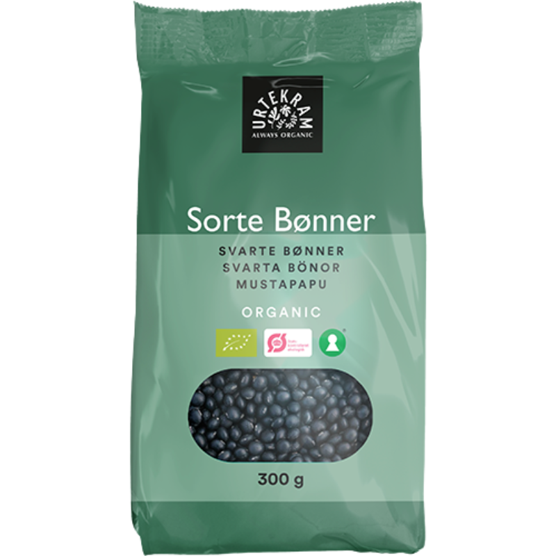 UDSALG Urtekram Sorte bønner Ø (300 g) køb billig