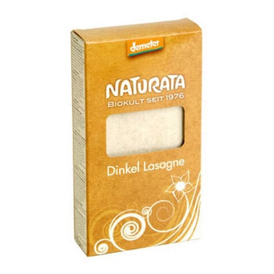 Naturata Lasagne Spelt Hvid Demeter É (250 gr)