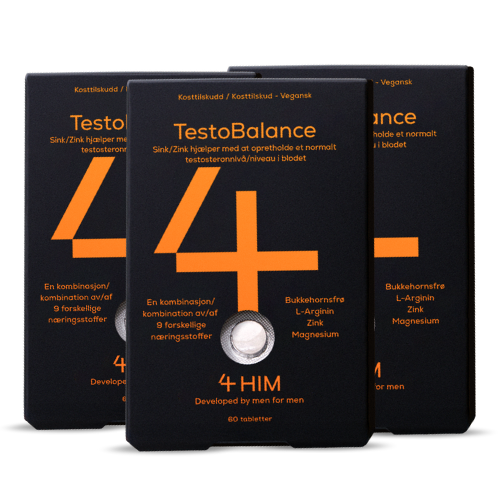 Tilbud 3 x 4HIM T8 TestoBalance (60 tabl) køb billig