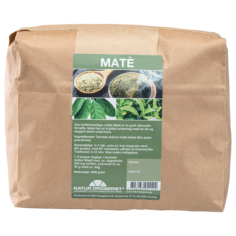 Natur Drogeriet Maté Koffeinholdig (1000 gr)