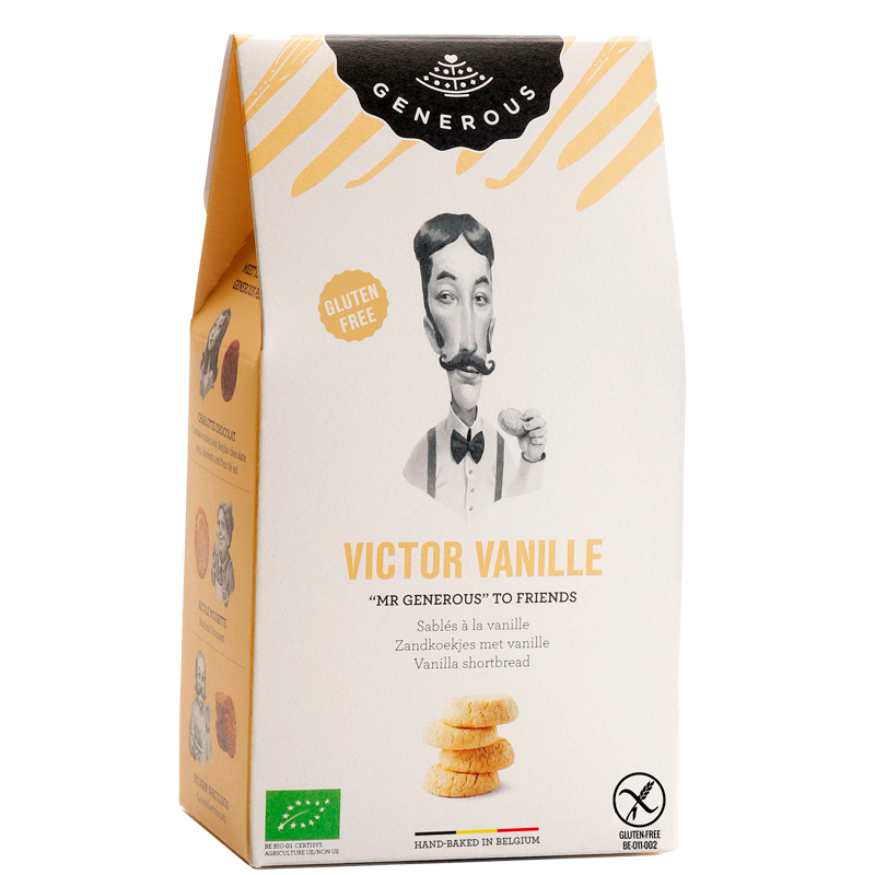 Generous Victor Vanilla Småkage Ø (120 g)