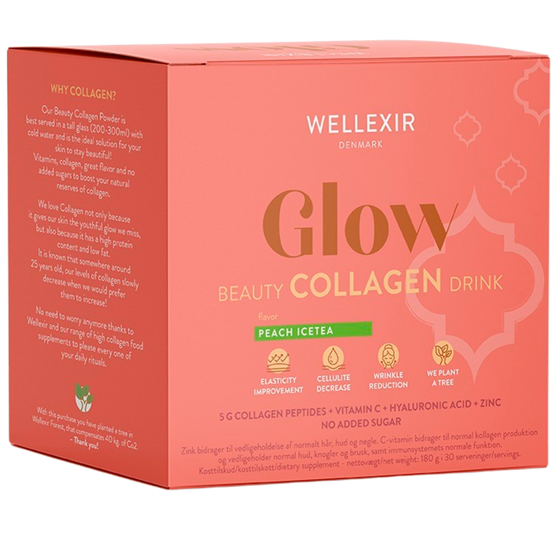 Wellexir Glow Beauty Drink Peach Ice Tea (30x6 g)