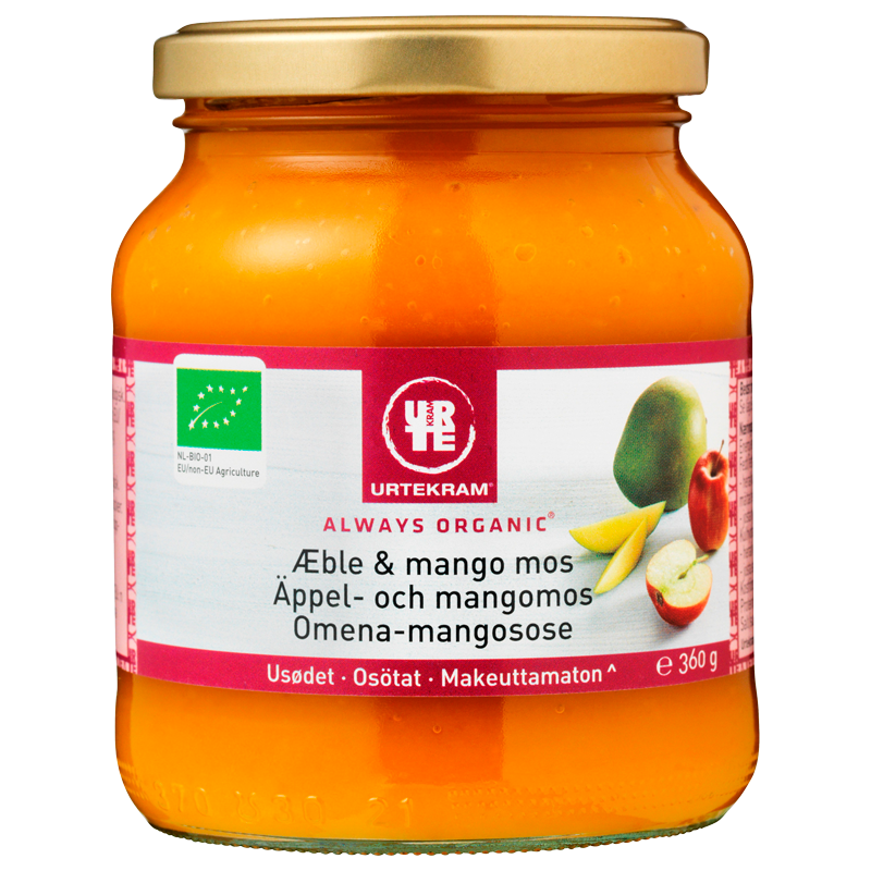 Urtekram Mos Æble & Mango Ø (360 g)