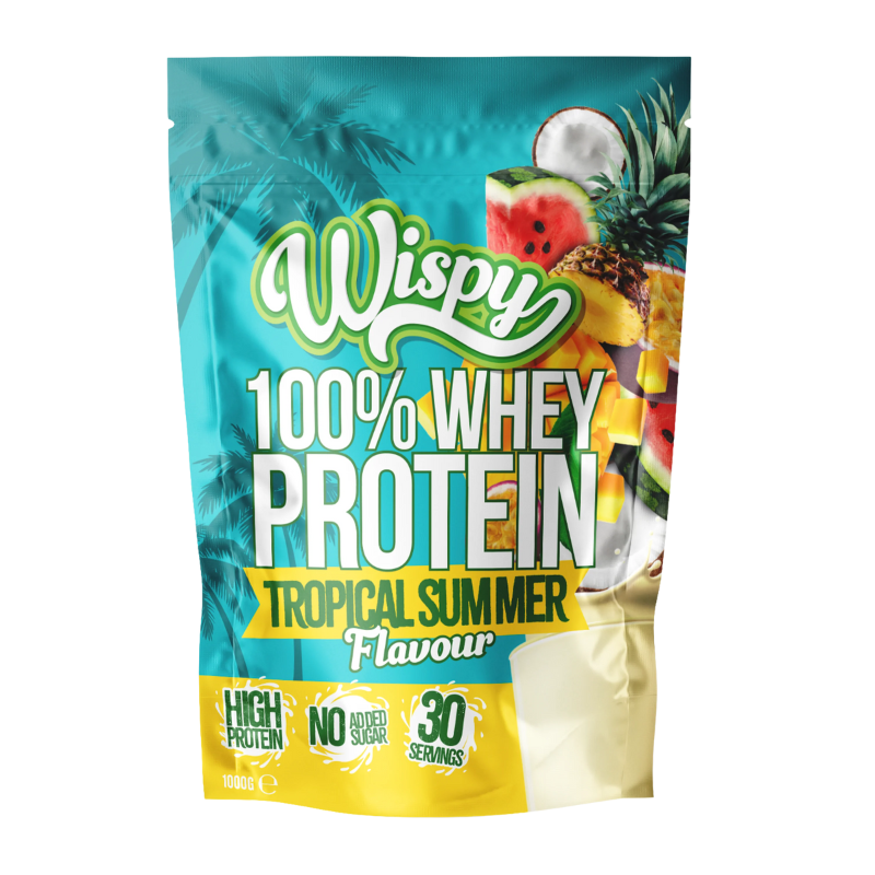 Tilbud Wispy Whey 100 Tropical Summer (1 kg) køb billig