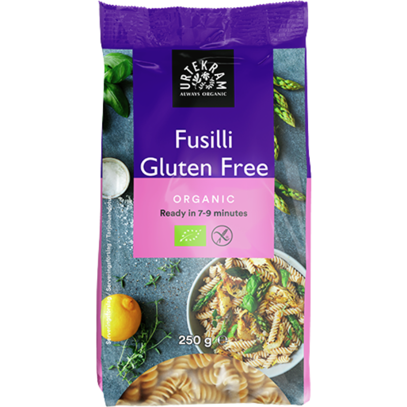 UDSALG Urtekram Glutenfri Fusilli Ø (250 gr) køb billig